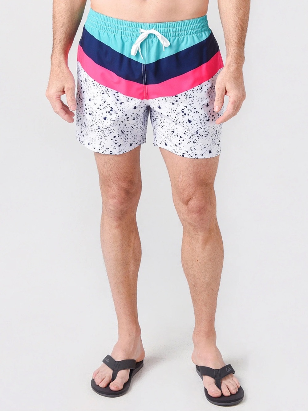 Chubbies Men's The Aquatic Libations 5.5" Swim Trunk size large
